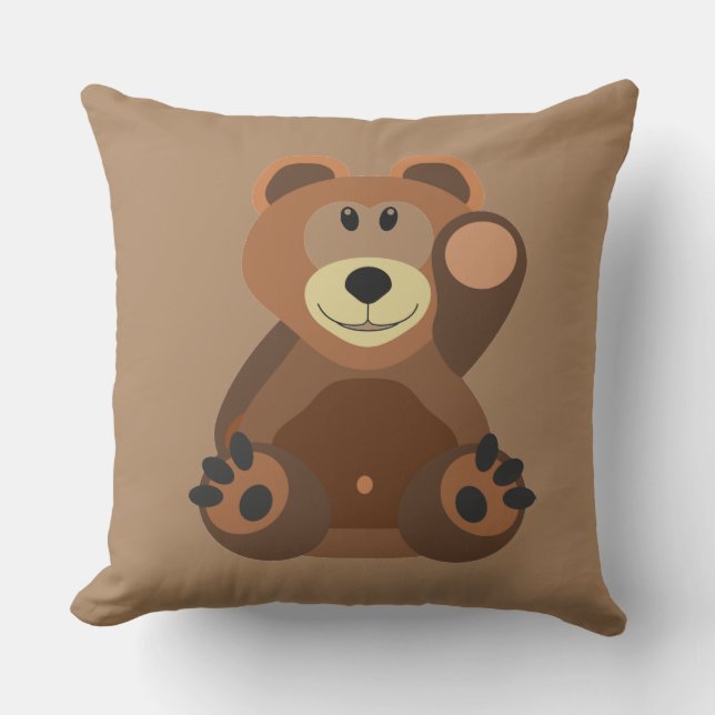 Coussin Ours Animé (Recto)