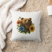 Coussin Ours aux fleurs (Couverture)