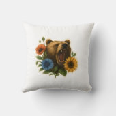 Coussin Ours aux fleurs (Verso)