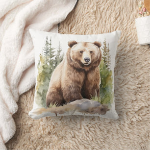 Coussin Ours Brown