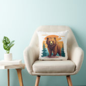 Coussin Ours brun (Chaise)