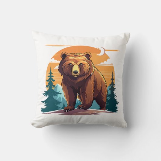 Coussin Ours brun (Recto)