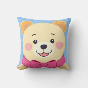 Coussin Ours caricature mignon