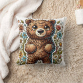 Coussin Ours caricature mignon (Couverture)