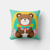 Coussin Ours caricature mignon (Recto)