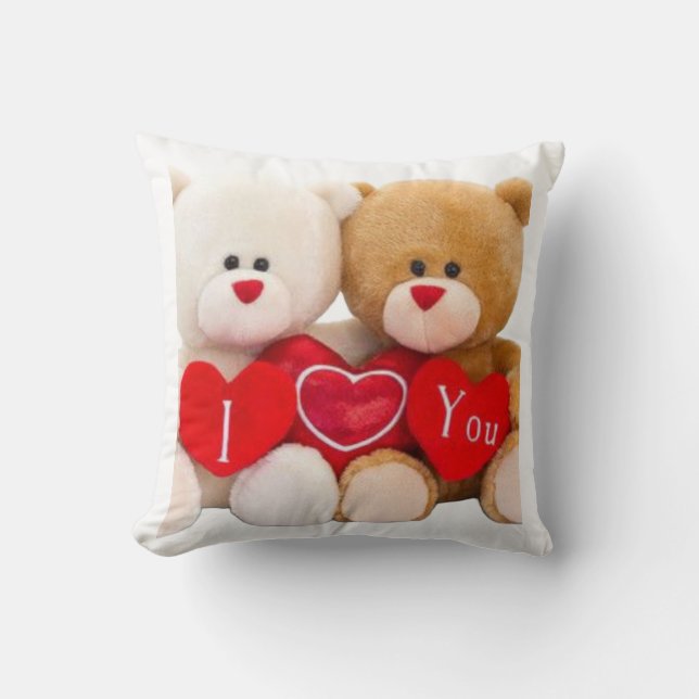 Coussin Ours d'amour (Recto)