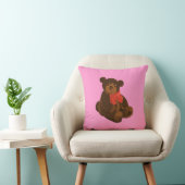 Coussin Ours de caricature mignon (Chaise)