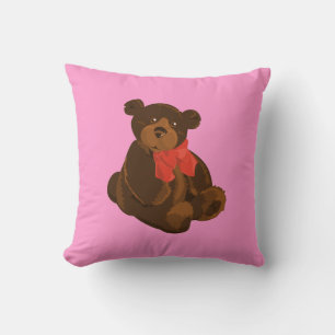 Coussin Ours de caricature mignon