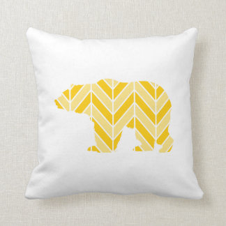 Coussin Ours de Chevron