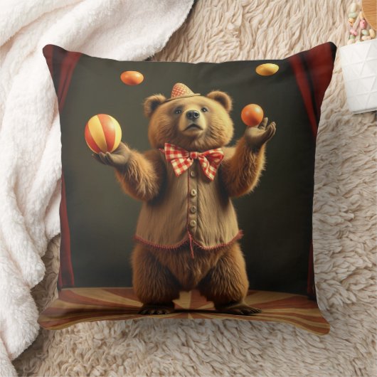 Coussin Ours de cirque Jeu d'oreille (Couverture)