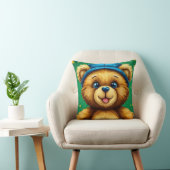 Coussin Ours de dessin animé (Chaise)