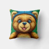 Coussin Ours de dessin animé (Verso)