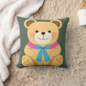 Coussin Ours de dessin animé mignon (Couverture)