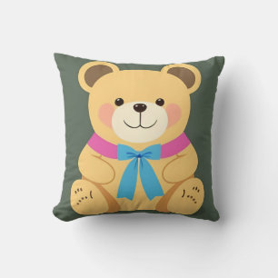 Coussin Ours de dessin animé mignon