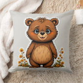 Coussin Ours de dessin animé mignon (Couverture)