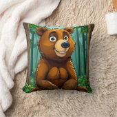 Coussin Ours de dessin animé mignon (Couverture)