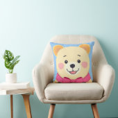 Coussin Ours de dessin animé mignon (Chaise)