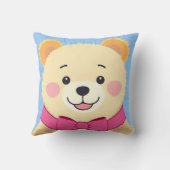 Coussin Ours de dessin animé mignon (Verso)