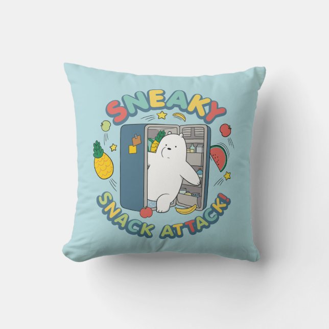 Coussin Ours De Glace - Attaque Snack Sneaky! (Recto)