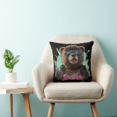 Coussin Ours de légende de rue - Design graphique Cool (Chaise)