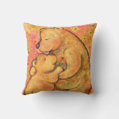 Coussin Ours de maman et de bébé Jeu d'oreiller - Hug (Verso)