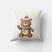 Coussin Ours de Noël (Verso)