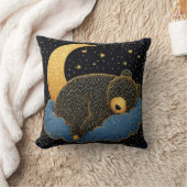 Coussin Ours dormant sur un nuage (Couverture)
