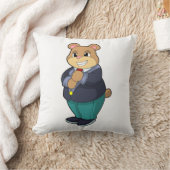 Coussin Ours en marié avec costume (Couverture)