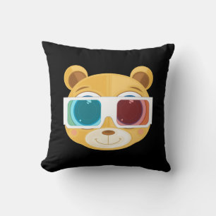 Coussin Ours en peluche - 3D