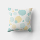 Coussin Ours en peluche bleu pastel personnalisé jaune mig (Verso)