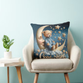 Coussin Ours en peluche dormant (Chaise)