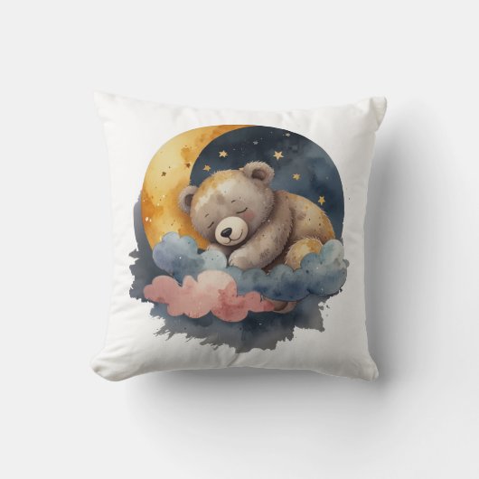 Coussin Ours en peluche mignon (Recto)