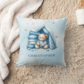 Coussin Ours en peluche mignon dormant dans bébé (Couverture)