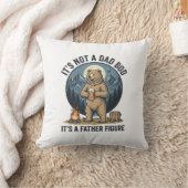 Coussin Ours figure paternelle drôle design vectoriel de c (Couverture)