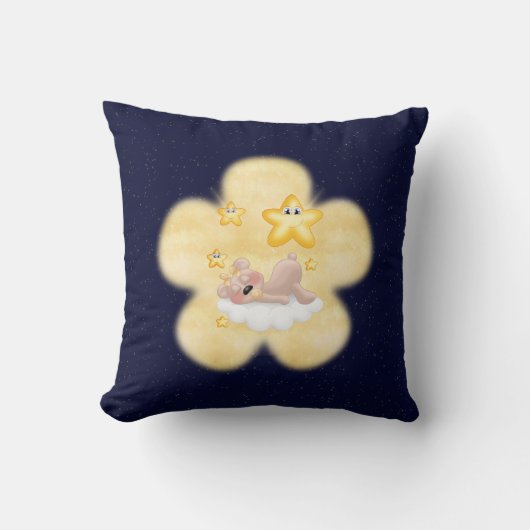 Coussin Ours jaune (Recto)