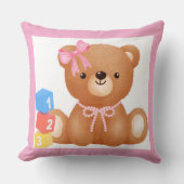Coussin Ours mignon. (Recto)