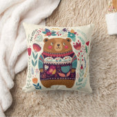 Coussin Ours Mignon (Couverture)