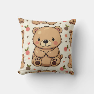Coussin ours mignon