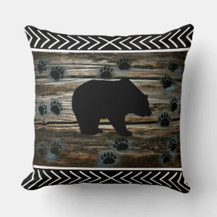 Coussin Ours noir