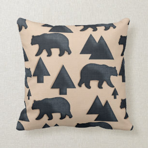 Coussin Ours noir de loge