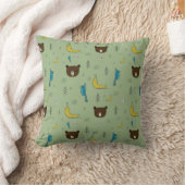 Coussin Ours, oiseaux et limaces de banane (Couverture)