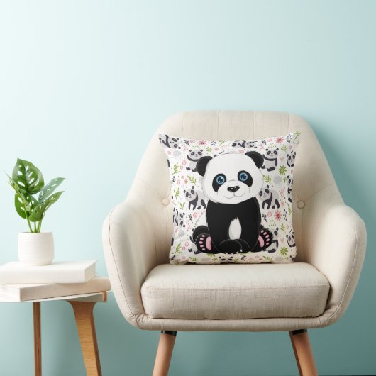 Coussin Ours Panda (Chaise)