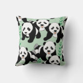 Coussin Ours panda graphiques (Verso)