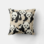 Coussin Ours panda graphiques pour personnaliser (Verso)