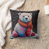Coussin Ours polaire mignon (Couverture)