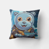 Coussin ours polaire robot (Verso)