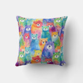 Coussin Ours vibrants (Verso)