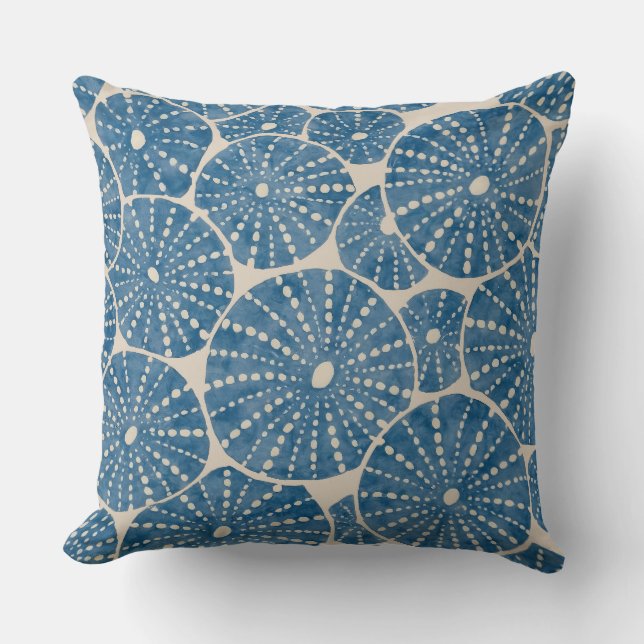 Coussin oursin uni hawaïen (Recto)