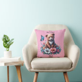 Coussin Ourson aux fleurs (Chaise)
