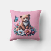 Coussin Ourson aux fleurs (Verso)